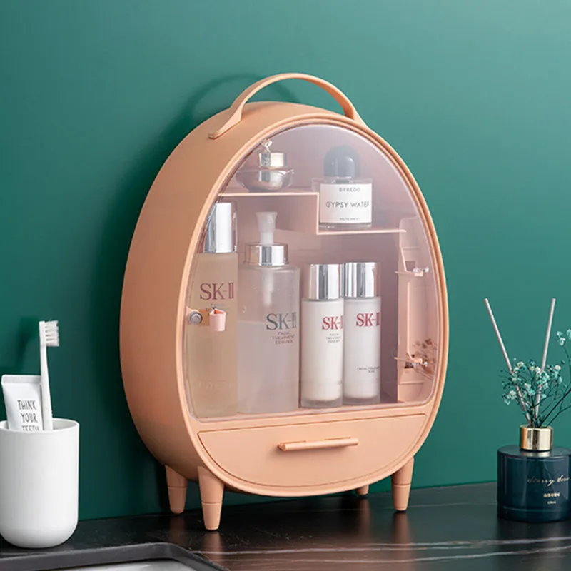 

Nordic Wall Mounted Cosmetic Storage Box Drawer Waterproof Container Lipstick Organizer Makeup Desk Case Bathroom Accessories
