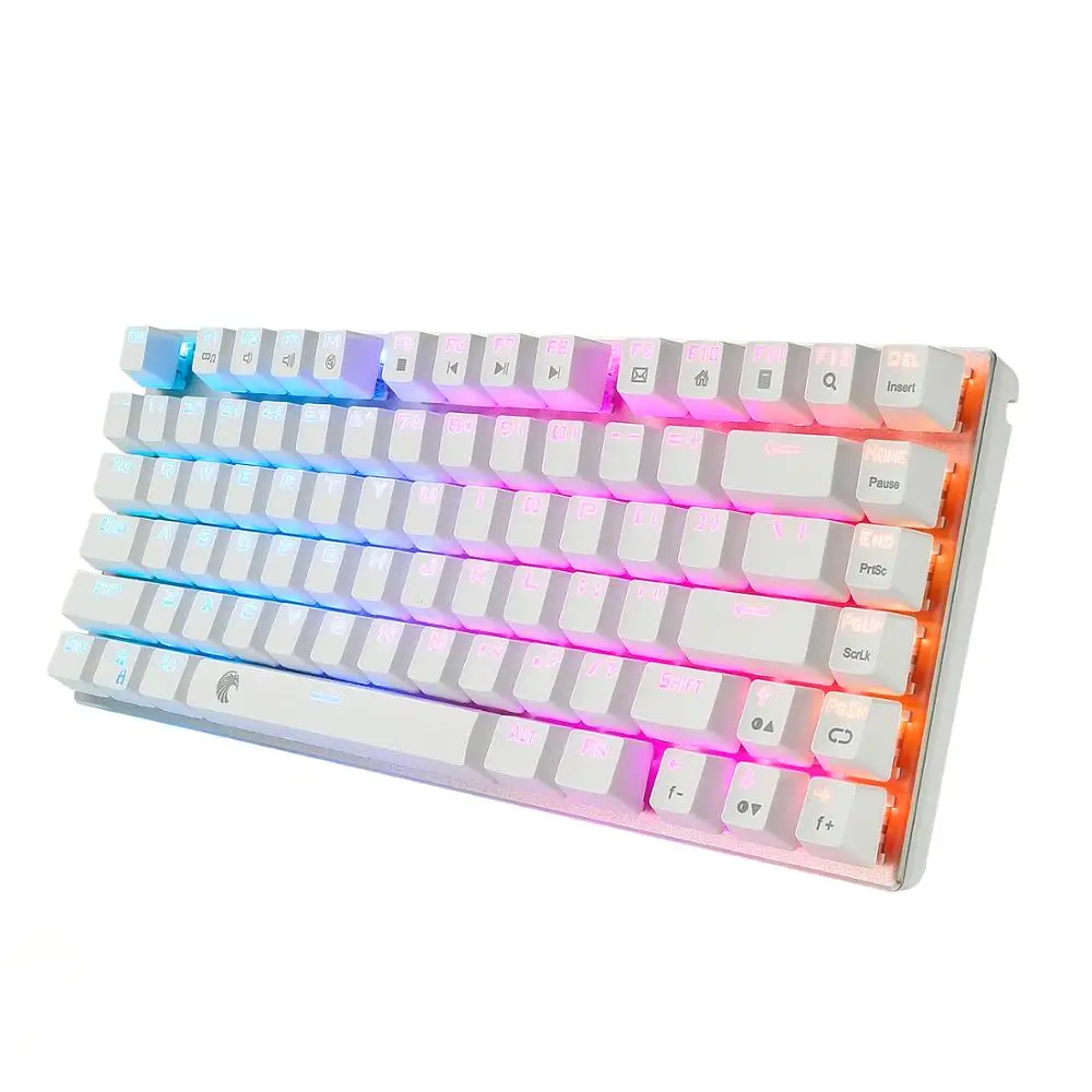 Механическая клавиатура TKL Z88 с RGB подсветкой тактильная компактная Проводная для