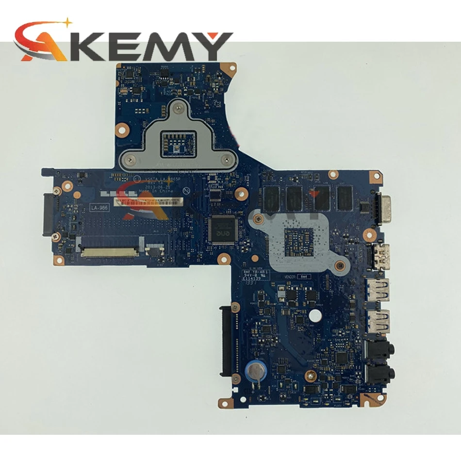 

AKEMY VFKTA LA-9861P K000151750 Main board For toshiba satellite S40-A laptop motherboard SLJ8E DDR3 SR0N9 I3-3217U GT740M