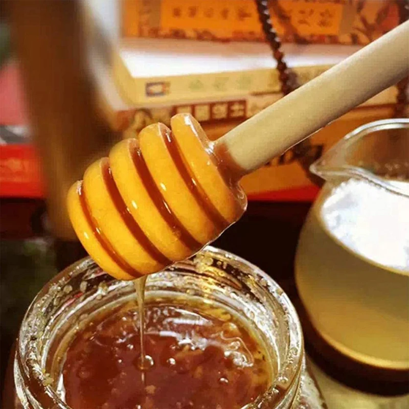 51 PCS Honey Dipper, 3 Inch Honeycomb Sticks, Small Honey Stirrer Stick, Honey Sticks for Honey Jar Dispenser