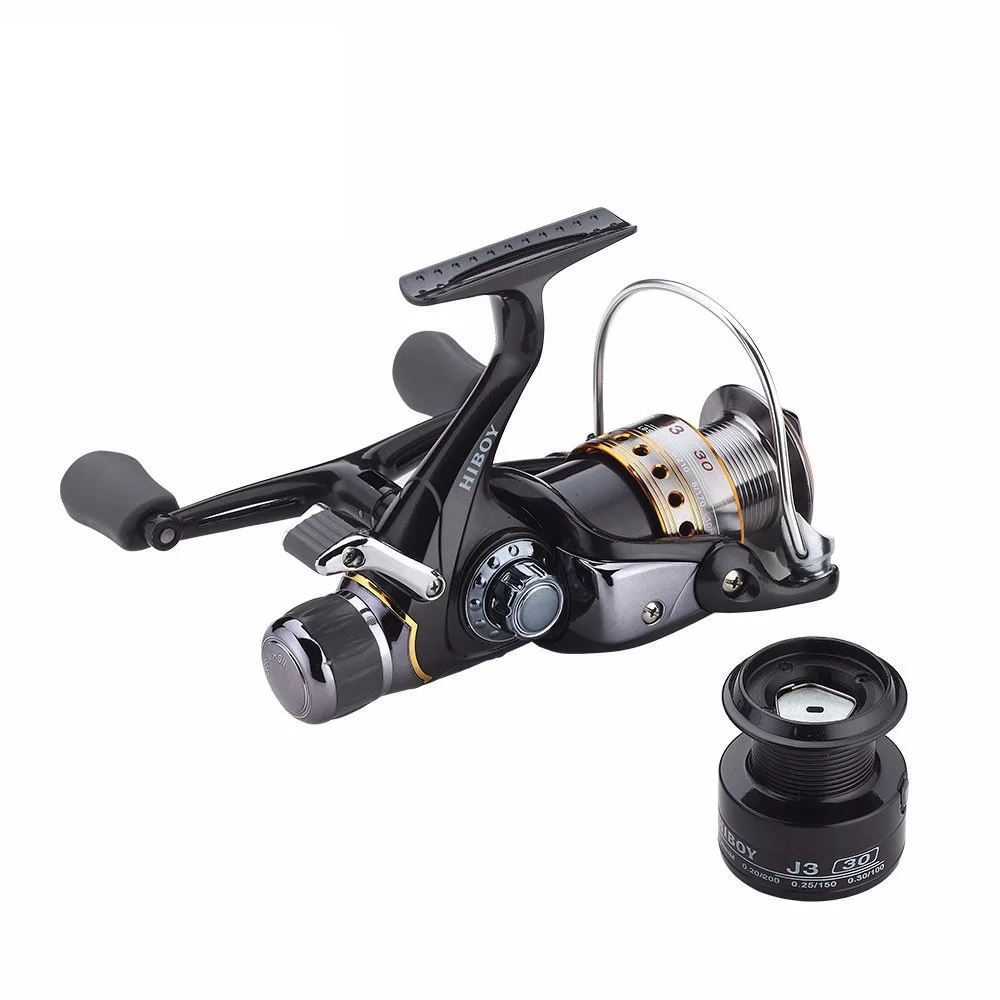 Спиннинговые Катушки для ловли карпа, металлическая катушка с левой/правой ручкой, 9+ 1BB, вал из нержавеющей стали, заднее колесо, 1 запасная пластиковая катушка