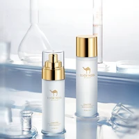 camel milk rejuvenating face lotion toner softening hydration moisturizing facial skin care suit 2 piece set