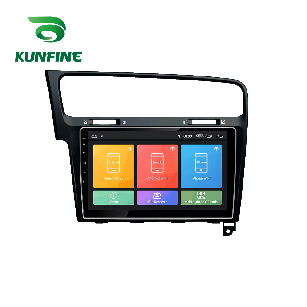 Восьмиядерный автомобильный DVD GPS-навигатор Android 10 0 стерео-проигрыватель для VW GOLF