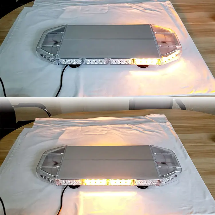 

New design police car roof bar light led warning ambulance emergency lightbar