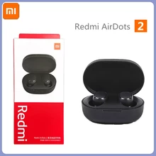 Original Xiaomi TWS Earplugs Newest Redmi airdots 2 Mi True Wireless Eeadset 5.0 Bluetooth Stereo active Noise Reduction Sports