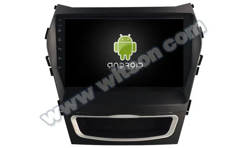 9 &quotAndroid 0 OS автомобильный мультимедийный навигатор gps радио для hyundai ix45 2013-2018 и Santa