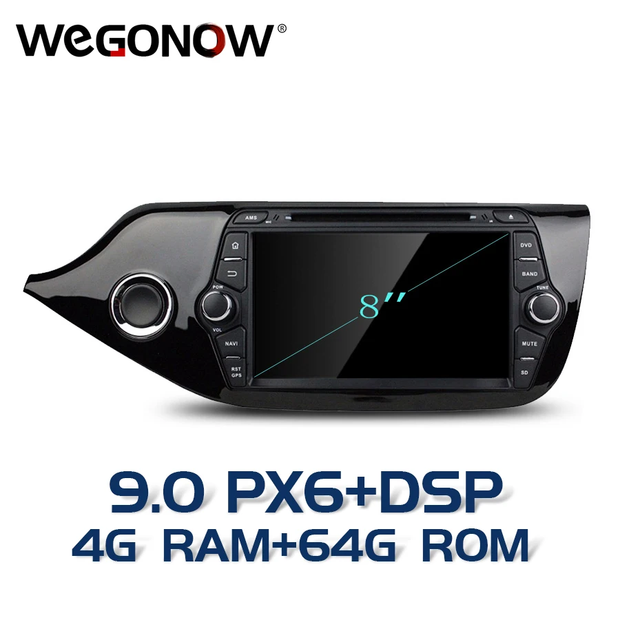 DSP IPS 8 ядер 64 Гб ПЗУ TDA7851 Android 10 0 для kia CEED 2013 2014 2015 Bluetooth 5 Wifi GPS Glonass карта
