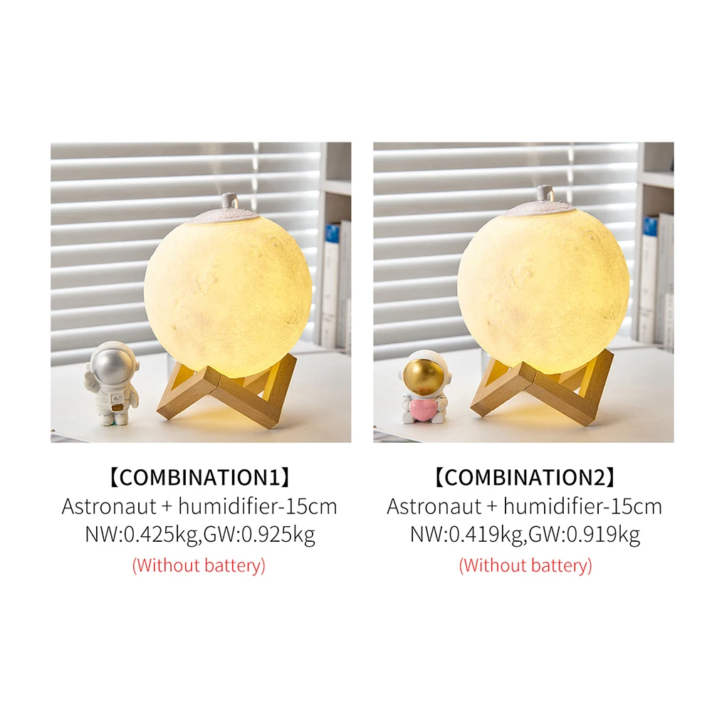 Увлажнитель воздуха с светильник кой и фигуркой астронавта | Дом сад