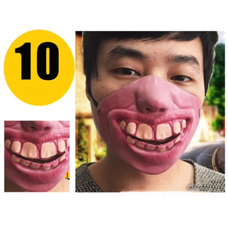 2019 забавная маска для взрослых вечеринки латексные полумаски клоуна