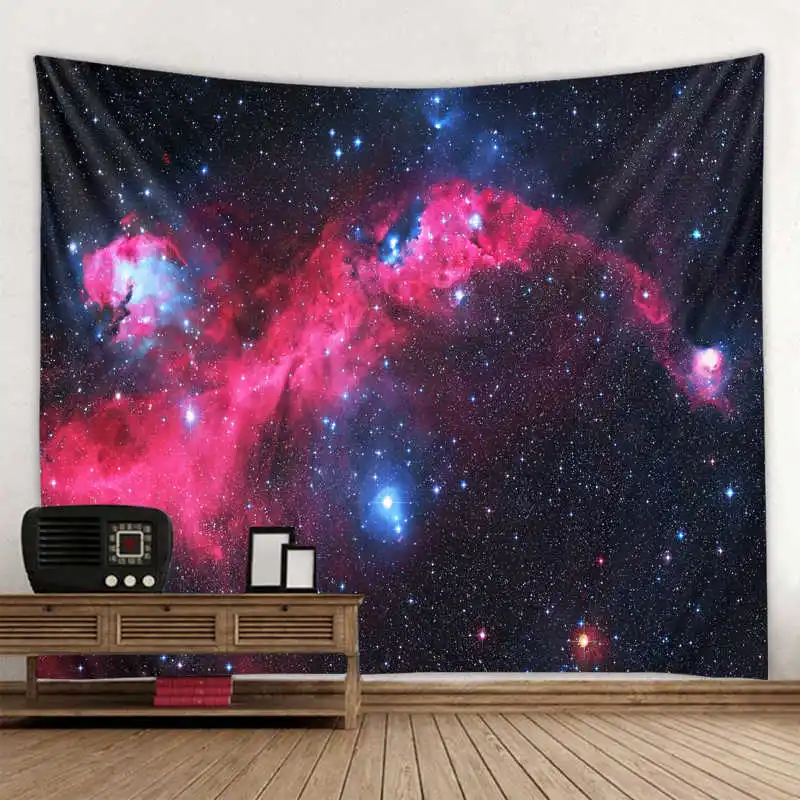 

Galaxy Tapestry Starry Sky Tapestry Psychedelic Space Landscape Tapestry Starry Art Print Tapestry for Home Decor