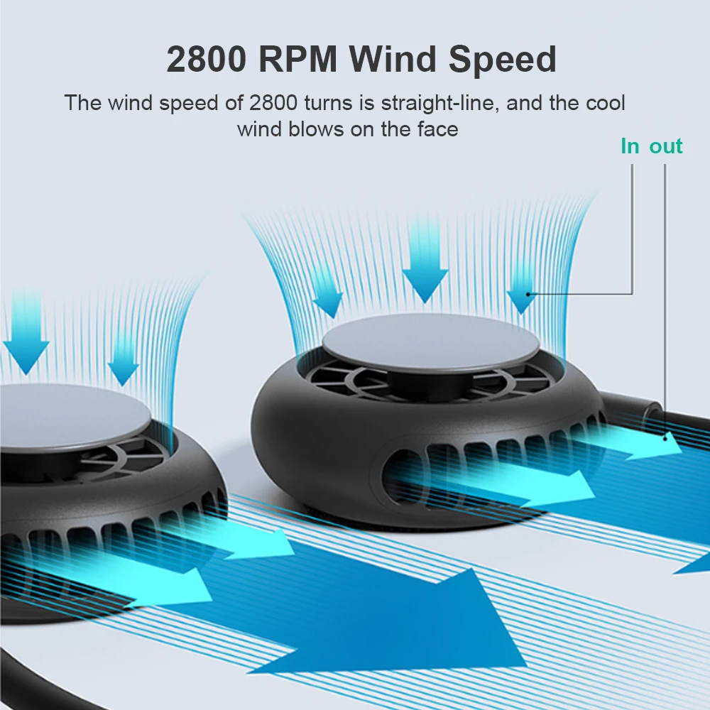 Летний кулер портативный вентилятор ручной USB перезаряжаемый Мини Складной для