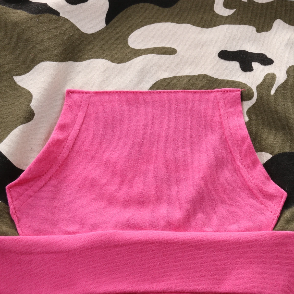 

Family Mother Women Kids Girls Camouflage Hooded Sweatshirt Hoodie Clothes