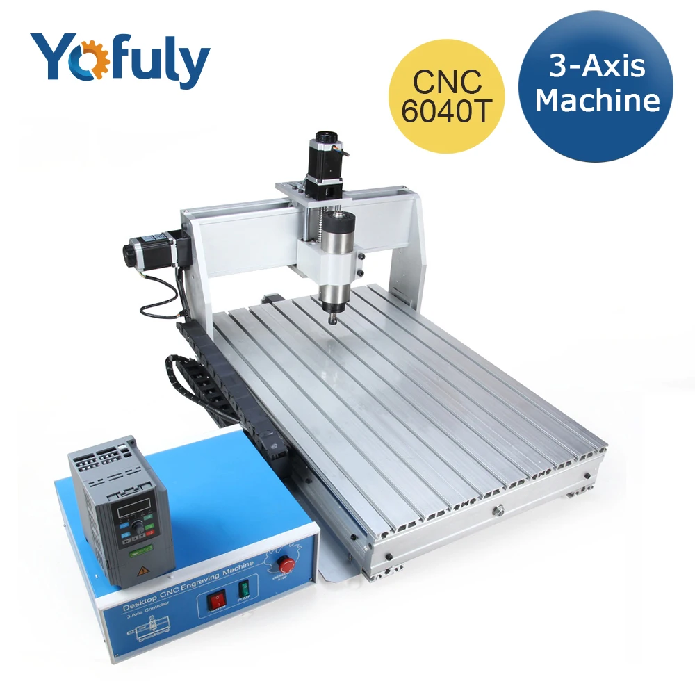 Фрезерный станок с ЧПУ 6040 3 осевой фрезерный + шпиндель воздушным охлаждением 0