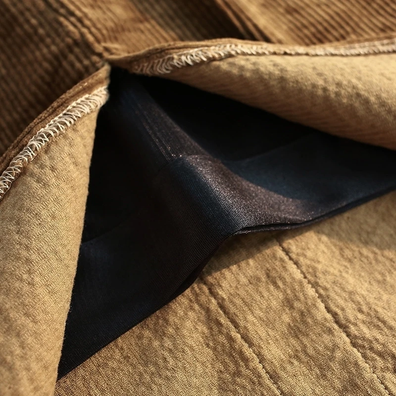 

2019 autumn and winter new skirt corduroy skirt fashion temperament lady skirt Slim A-line skirt sexy vestidos elegantes falda