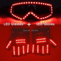 new high quality led laser gloves led light up led glasses bar show glowing costumes prop party dj dancing lighted suit