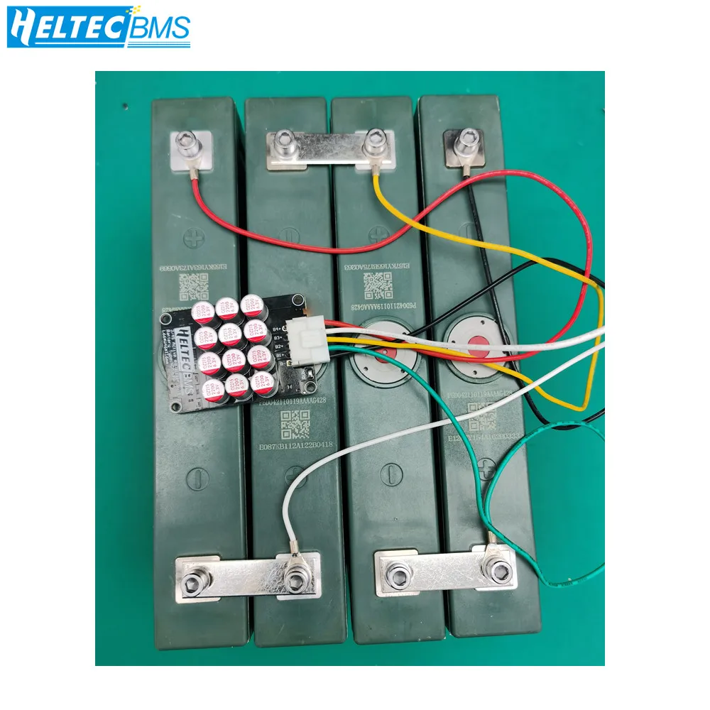 Cabo de Silicone Heltec Active Balancer Capacitor Equalizador Ativo Lifepo4 Lipo Rv1-8 Cobre Nariz Fio Conector 3s 4s 5a
