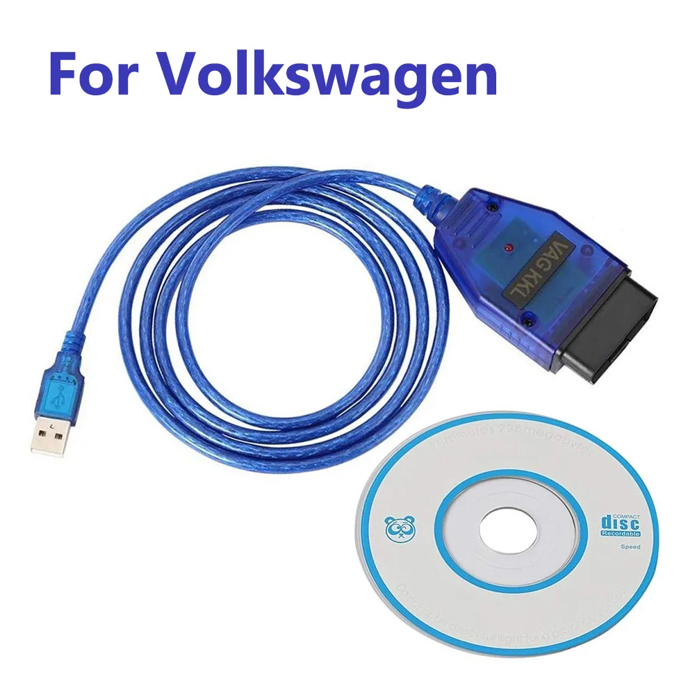 

VAG409.1 KKL409 VAG-COM USB Diagnostic Cable OBD2 II For Volkswagen Golf Jetta Lupo Passat Beetle Bora Caddy Touran Scanner Tool