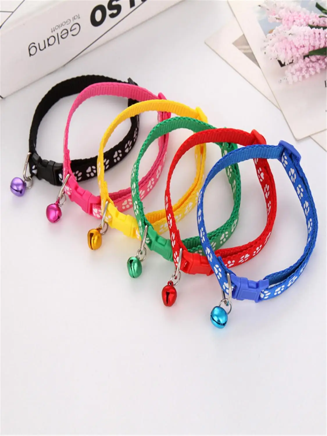 Горячая Распродажа регулируемый ошейник для кошек и собак ошейники питомцев 12