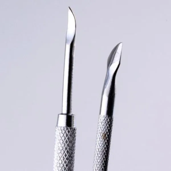 Stainless Steel Nail Cuticle Spoon Pusher Remover Cutter Nipper Clipper Set Clip File 3PCs Art Accessories QE | Красота и здоровье