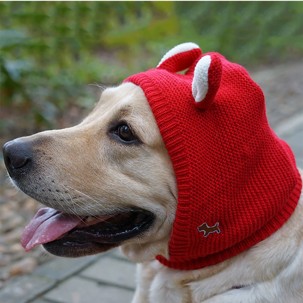 

Cotton Funny Hat for Dogs Winter Autumn Costume Ears Warm Helmet and Safety velvet Cap Pet accessories Shop Everything for Dogs