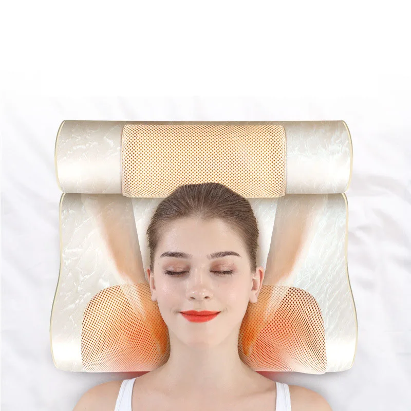 Heating Multi-Function Shoulder Massage Pillow Kneading Electric shiatsu Cervical Massager Neck Helath Care Relax | Красота и