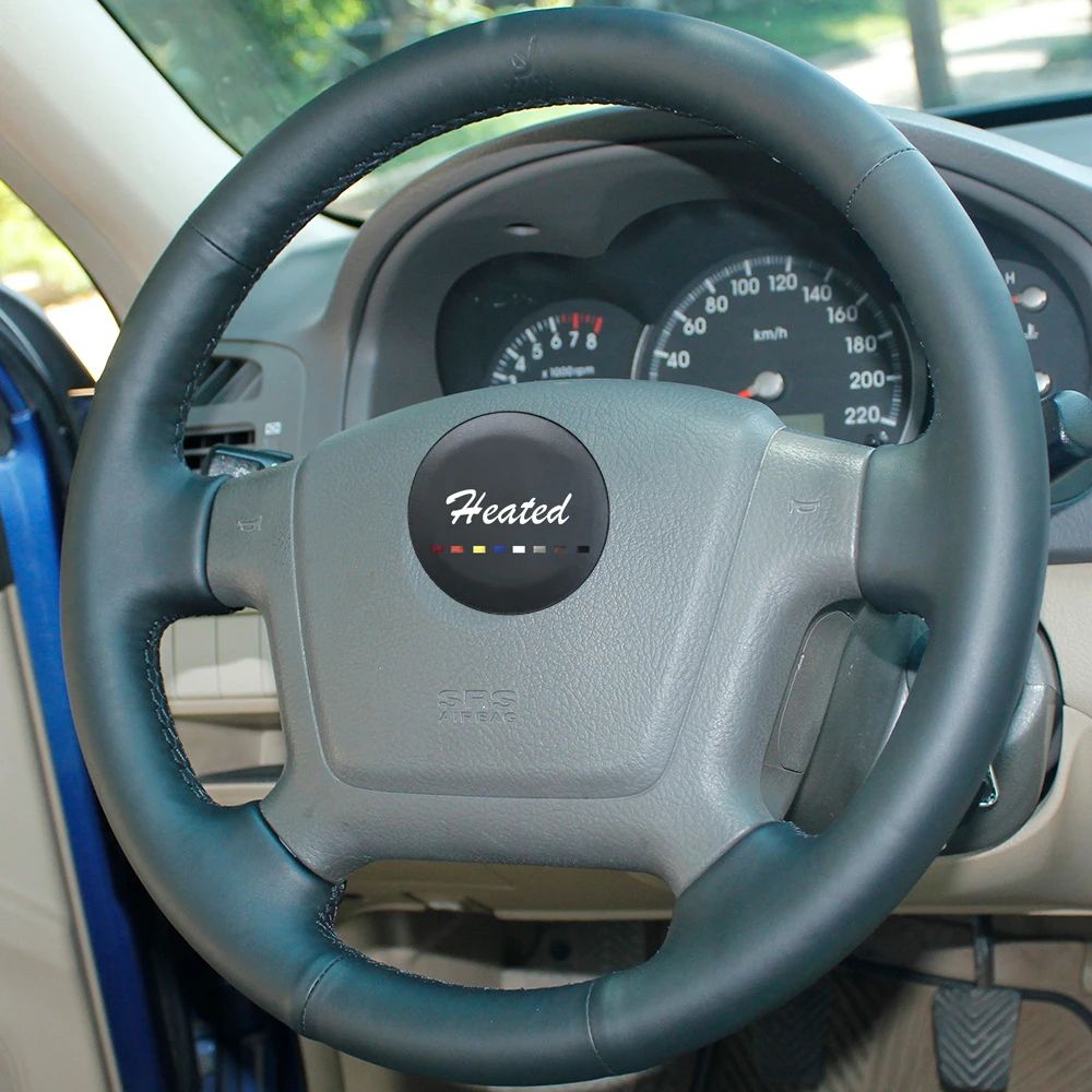 Чехол рулевого колеса автомобиля с подогревом для Kia Cerato 2005 2012 старая оплетка из