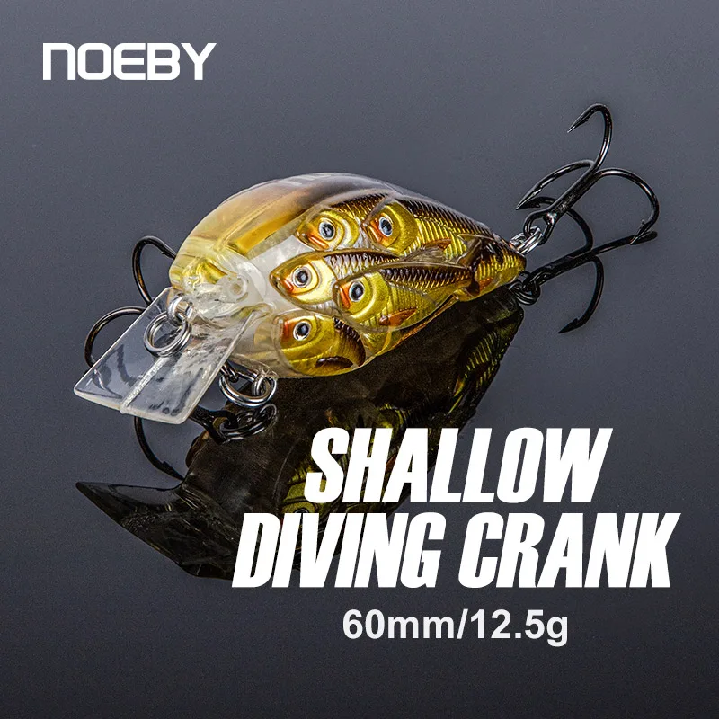 NOEBY Topwater воблеры приманки Minnow для ловли рыбы 60 мм 12 5 г плавающий воблер дайвинг с