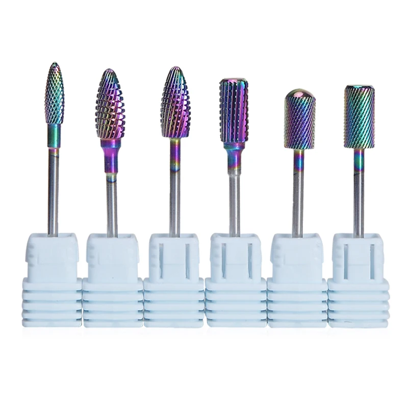 Насадка из вольфрамовой стали для полировки ногтей 3/32 дюйма 2 35 мм|Принадлежности