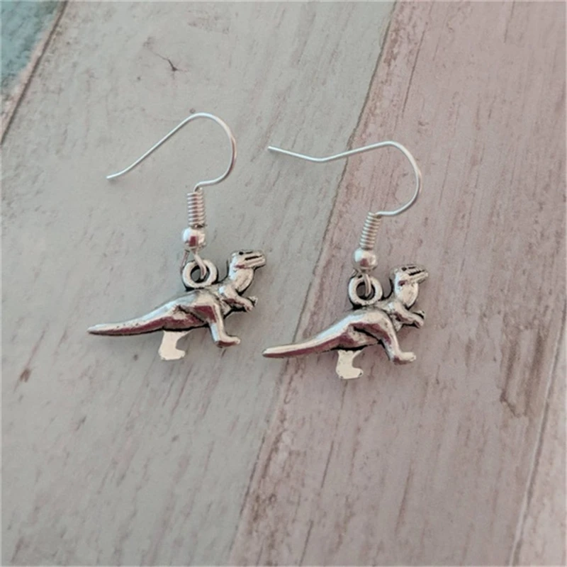 Серьги с динозаврами Geek серьги T Rex подростковые ювелирные изделия животные