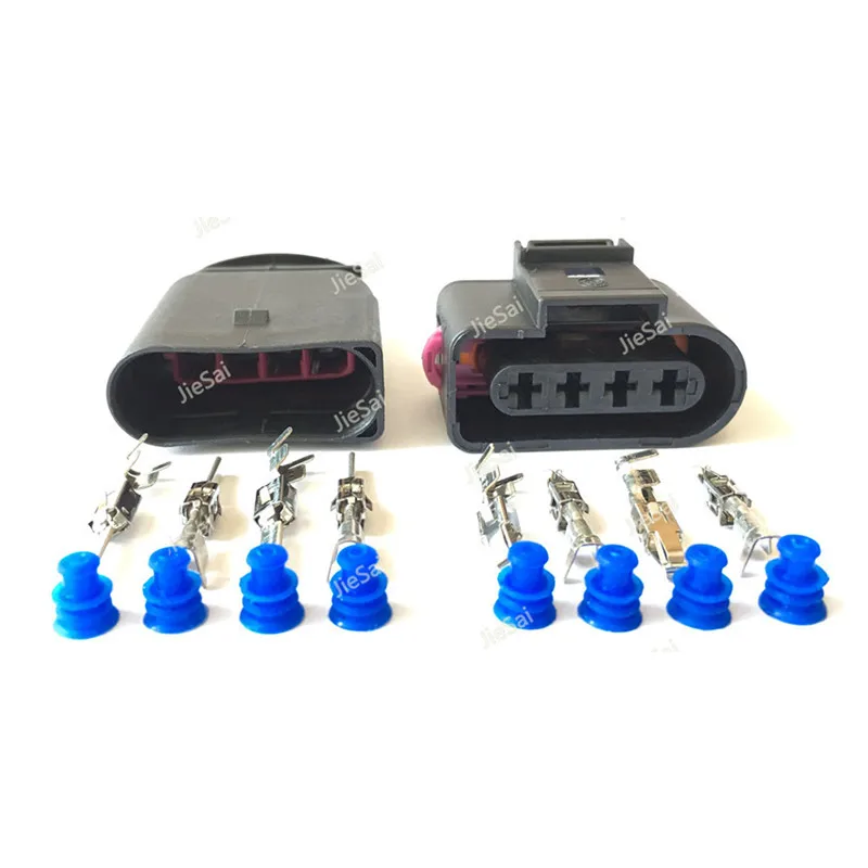 4 Pin 1J0973724 3 5 мм Авто катушки зажигания Разъем Автомобильный датчик кислорода