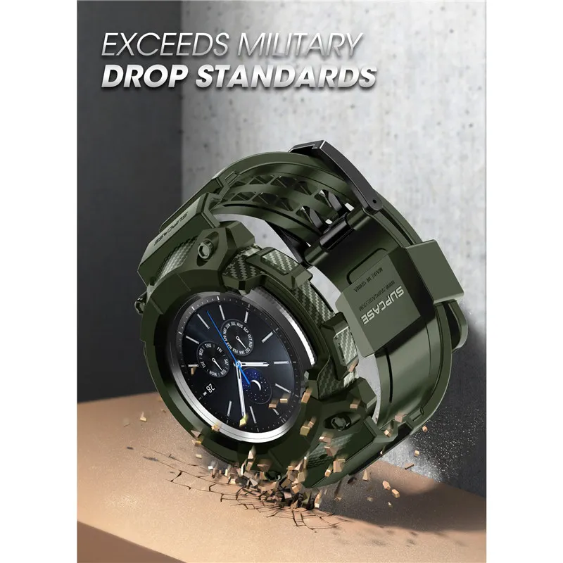 SUPCASE UB Pro для Samsung Galaxy Watch 3 Чехол 45 мм (2020) прочный защитный чехол с ремешком |