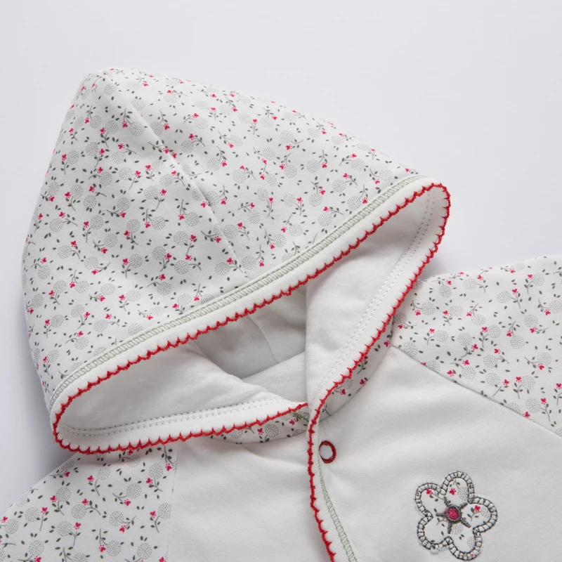 Комбинезон для новорожденных с капюшоном и хлопковой подкладкой | Мать ребенок