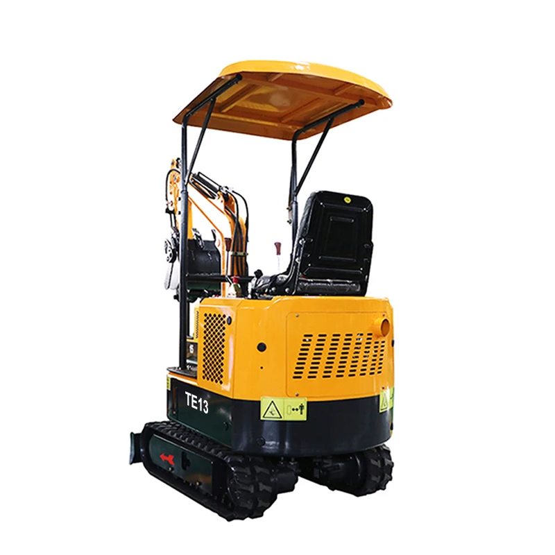 1 Ton 2 Powerful Mini Excavator Digging Machine Cheap Small Digger With Trailer Price for Sale | Инструменты