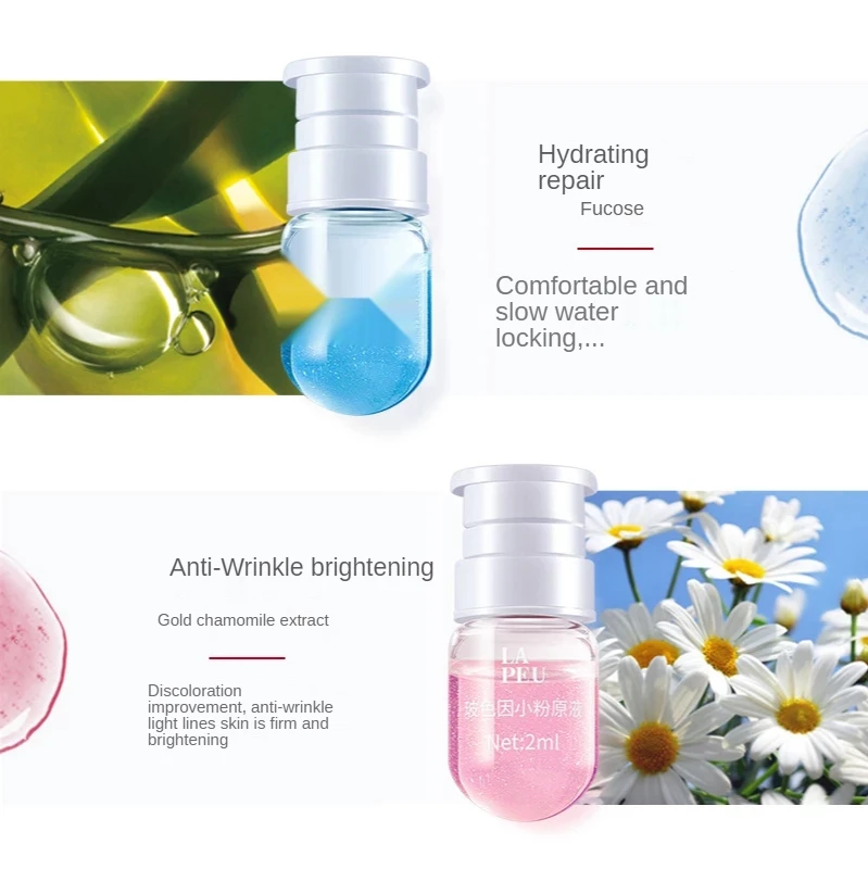 

20pcs 4D Hyaluronic Acid face serum Soft Pink Set Cosmetics Whitening set facial serum born pretty essence