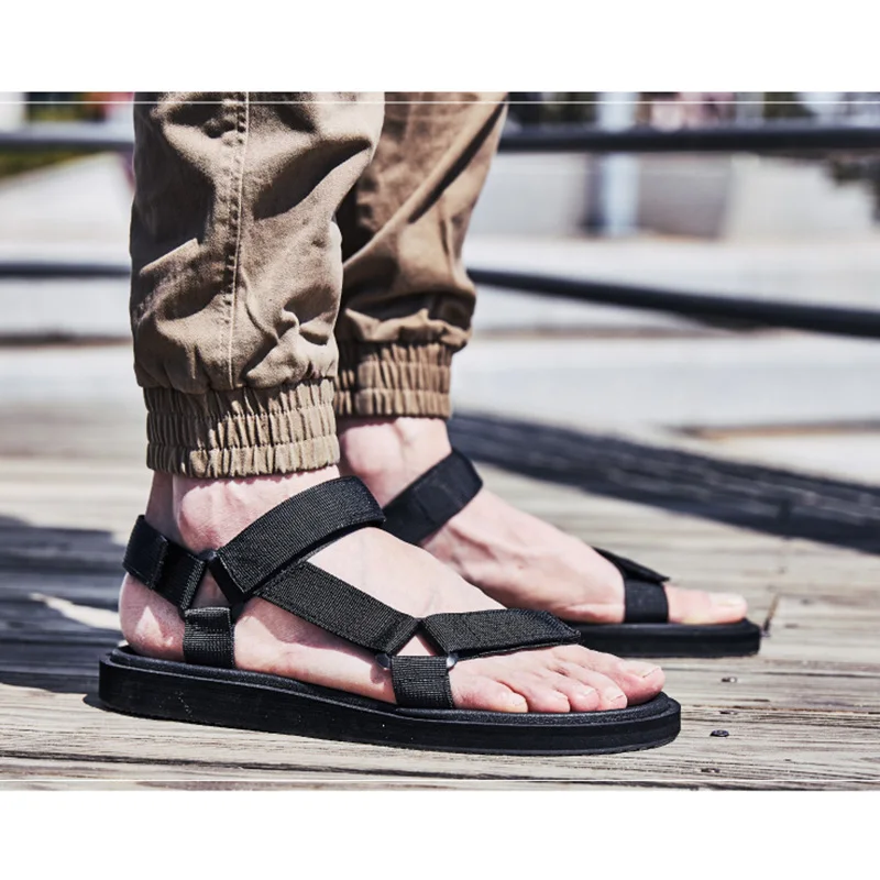 

Roman Sandals Men 2020 New Summer Sandal Shoes Men Soft Bottom Beach Shoes Casual Sandals and Slippers Sandalias Mujer, 38-45