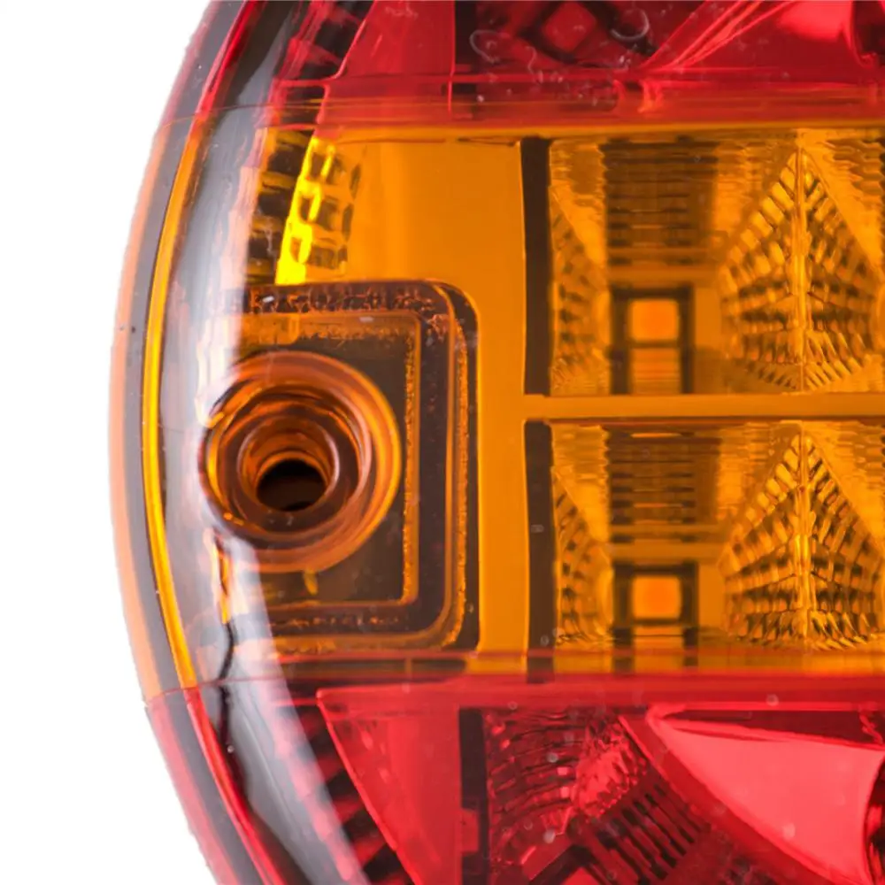 1Pc 20LED Truck Tail Light Rear Brake Stop Turn Signal Lamp Round Hamburger Bulb Fit Car Lorry Van Trailer 12V-24V | Автомобили и