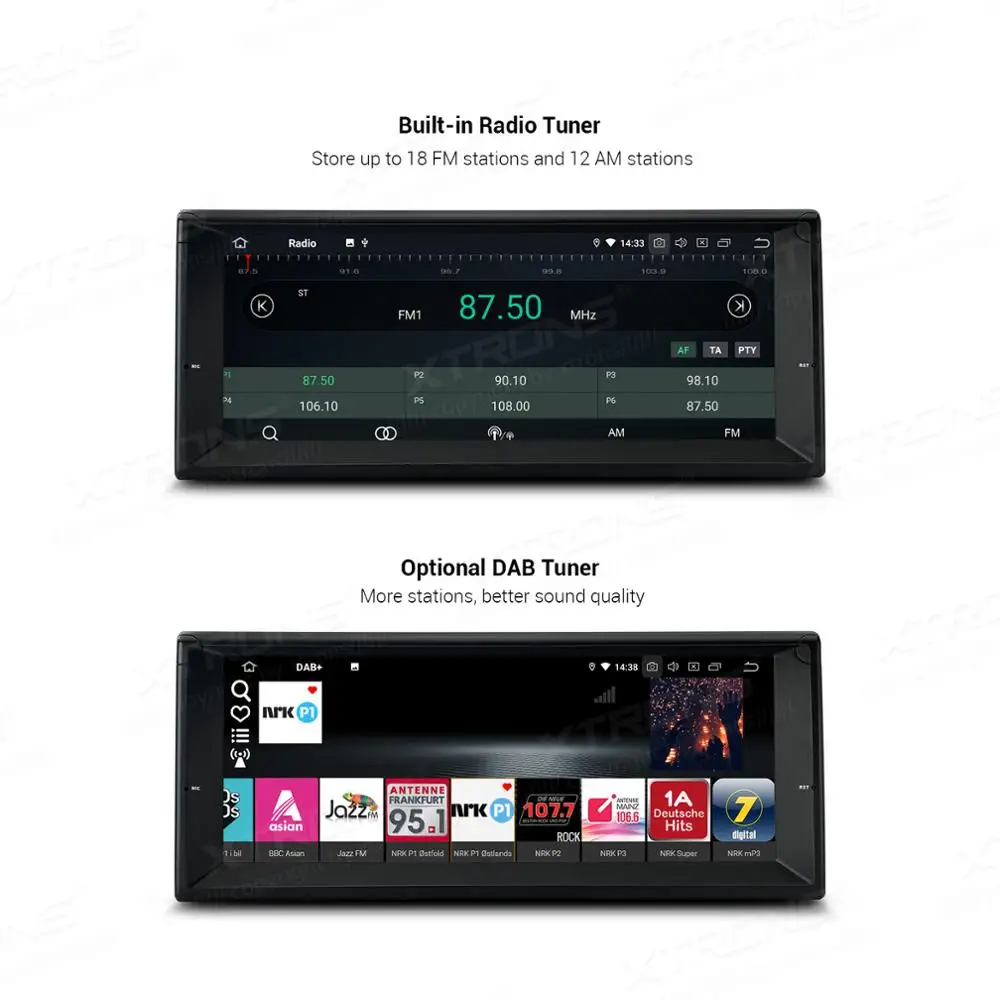 Автомобильный радиоплеер XTRONS Qualcomm Bluetooth 5 0 AptX 10 25 ''Android PX6 GPS для BMW E39 M5 1999 2003 7