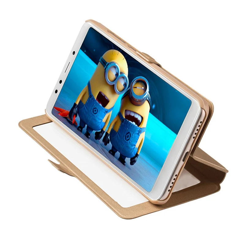 Откройте чехол с окошком для телефона Cubot J3 Pro P20 Мощность X19 Nova X18 плюс X19 Note Plus Magic из искусственной кожи чехол с откидной крышкой Магнитный чехол с подставкой