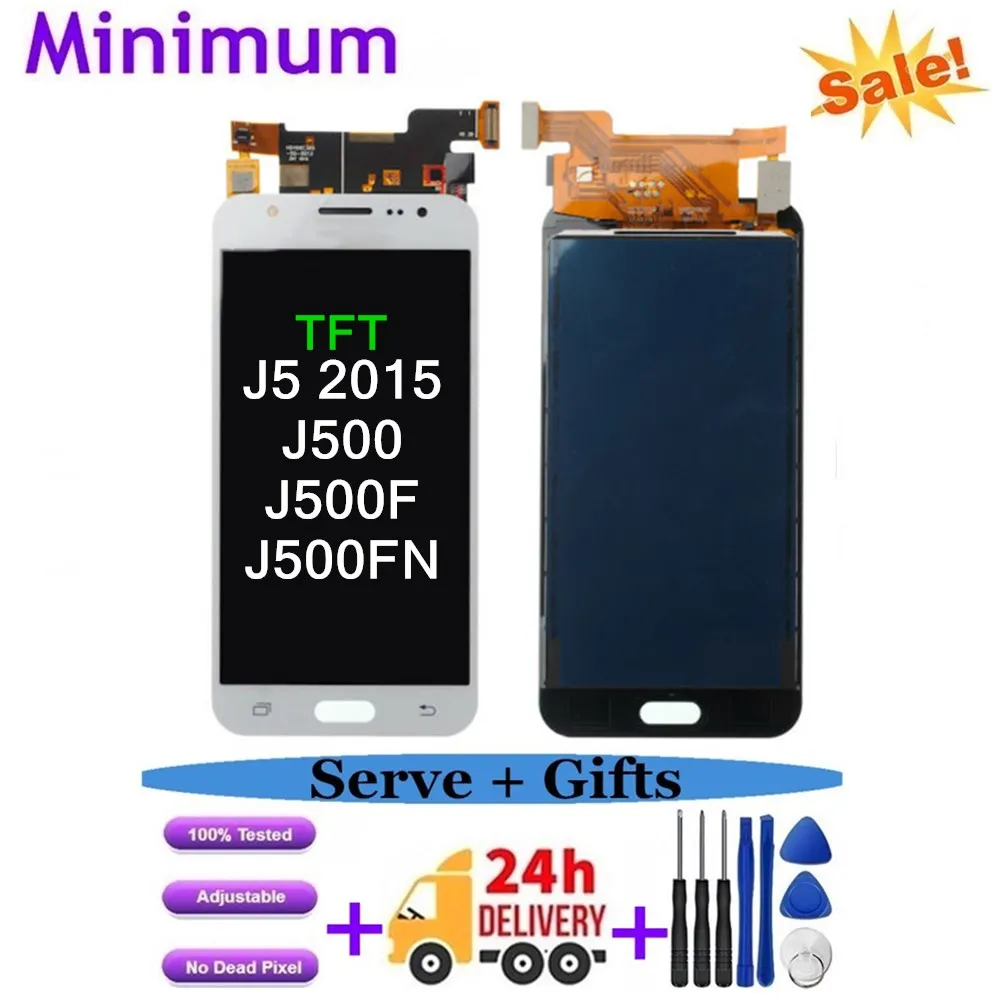TFT для Samsung Galaxy J5 2015 J500 J500F J500FN J500M J500H ЖК дисплей дигитайзер сенсорного экрана в