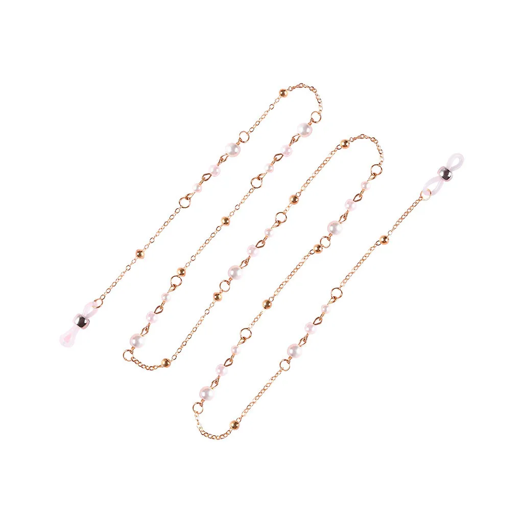 Элегантная Модная цепочка для очков чтения женщин металлические солнечные очки