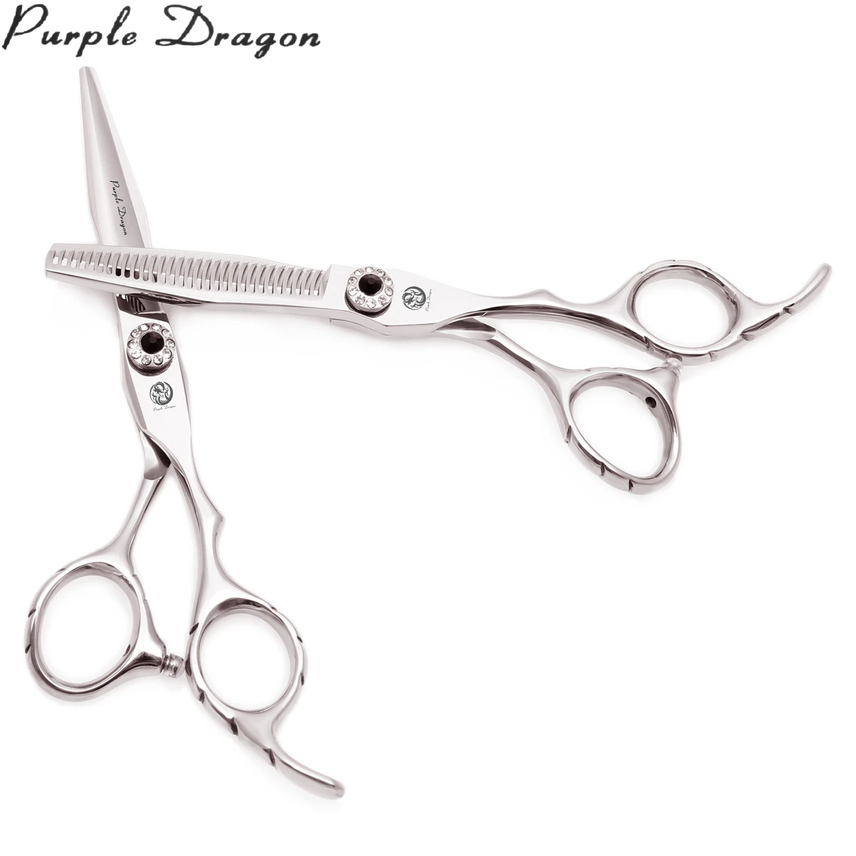 Профессиональные Парикмахерские ножницы Purple Dragon 5 дюйма 6 дюймов японские 440C