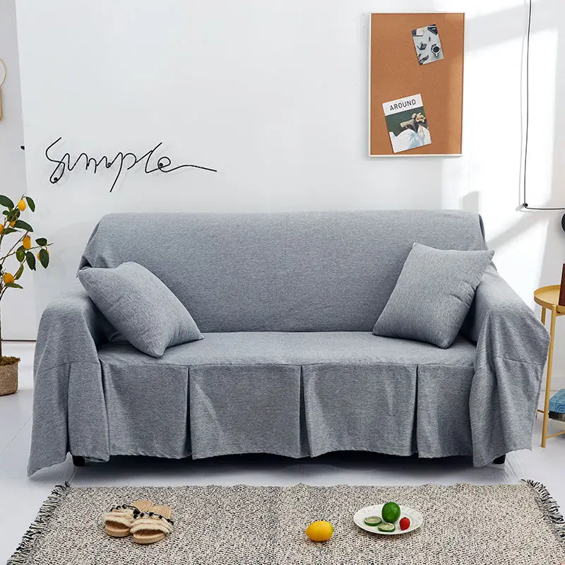 

LULECI Sofa Cover Chaise Longue Couch Cover Loveseat Armchair Baby Bedding Comforter Recliner Case Bench Deck Chair Blanket