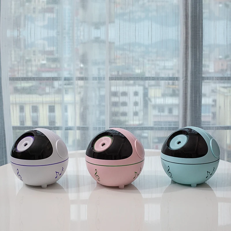 Лидер продаж 350 мл Музыкальный шар увлажнитель с аромалампой эфирное масло