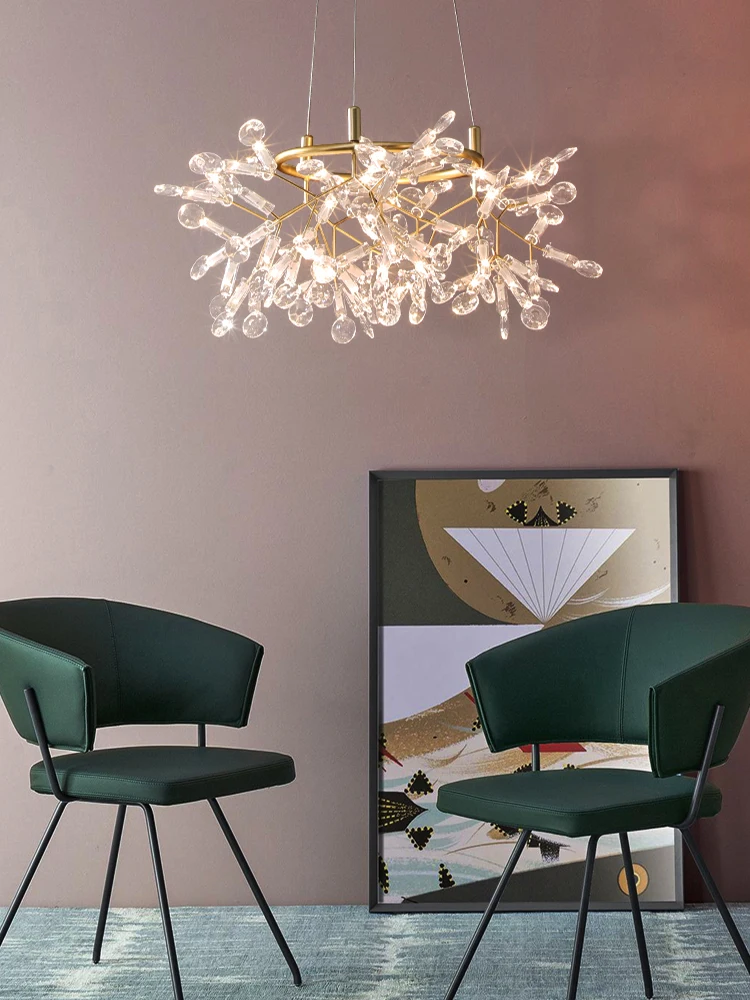 

Postmodern Light Luxury Simple Living Room Chandelier Italian Designer Bedroom Light Creative Art Light