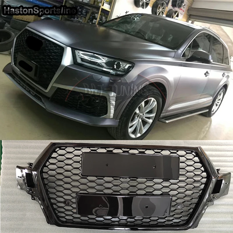 2016 ~ 2018 для Audi Q7 SQ7 автомобильный гриль передний бампер сетка решетка