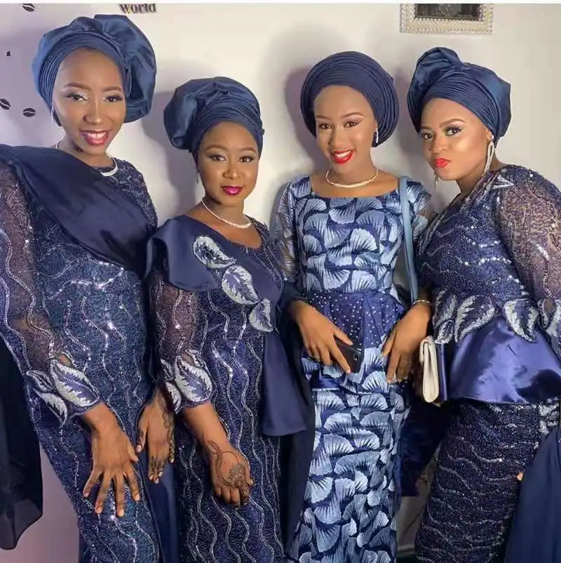 Новое поступление африканская кружевная ткань 2020 Высококачественная блестящая