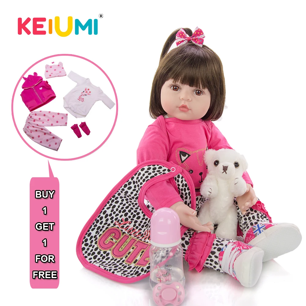 

Truly 24 Inch Reborn Baby Doll Menina Silicone Vinyl Lifelike Princess Cute Baby Reborn Dolls Girl For Birthday Christmas Gifts