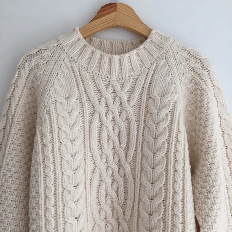 Colorfaith 2021 Spring Winter Women's Sweaters Pullovers Warm Minimalist Korean Fashionable Solid Wild Oversize Jumpers SW7033 | Женская