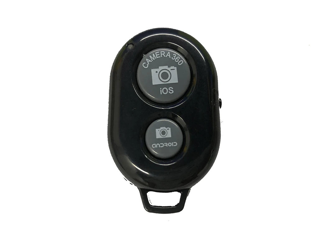Black Remote Control Телефон Bluetooth беспроводной пульт дистанционного спуска затвора камера телефон монопод палка для селфи с затвором Автоспуск Таймер Пульт дистанционного управления для IOS Androi - Цвет: Black Remote Control
