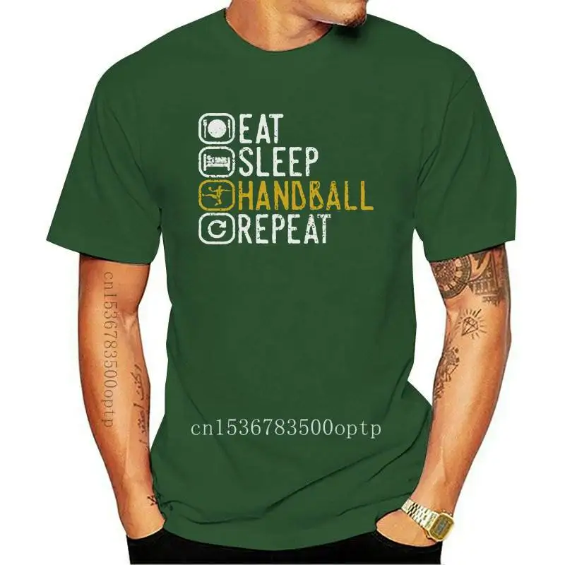

Новое поступление 2021, футболка с надписью Handball, подарок, Мужская большая Мужская футболка, Мужские Простые Летние хлопковые футболки
